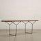 Teak and Metal Bench, Italy, 1960s 6