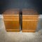 Art Deco Wooden Night Cabinets, 1920s, Set of 2 8