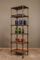 Industrial Teak & Metal Shelving Unit 2