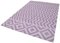 Tapis Dhurrie Violet, 2000s 3