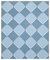 Blue Dhurrie Rug, 2000s, Image 1