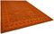 Grand Tapis Orange Délavé 2