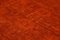 Großer orangefarbener Overdye-Teppich 5