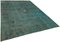 Grand Tapis Turquoise Délavé 2