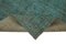 Grand Tapis Turquoise Délavé 6