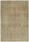 Large Vintage Beige Rug, Image 1