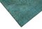 Grand Tapis Turquoise Délavé 4