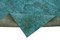 Grand Tapis Turquoise Délavé 6