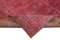 Großer Fuchsia Überfärbter Teppich 6