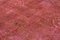Großer Fuchsia Überfärbter Teppich 5