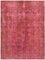 Large Fuchsia Overdyed Rug, Image 1