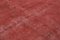 Large Red Overdyed Rug, Image 5