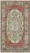 Tapis Vintage en Coton et Laine, Turquie 1