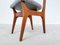 Mid-Century Modern Dining Chairs Model S3 attributed to Alfred Hendrickx, Belgium, 1960s, Set of 6 8