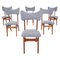 Mid-Century Modern Dining Chairs Model S3 attributed to Alfred Hendrickx, Belgium, 1960s, Set of 6, Image 1