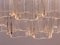 Kalmar Flush Mount Ceiling Light with Venini Tronchi Murano Glass & Brass attributed to J. T. Kalmar for Kalmar, 1960s 8