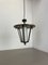 Lampe à Suspension Mid-Century en Laiton et Tube de Verre dans le style de Stilnovo, Italie, 1950s 5