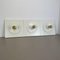 Space Age White Cubic Wall Lights, Germany, 1980s, Set of 2 3