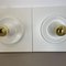 Space Age White Cubic Wall Lights, Germany, 1980s, Set of 2, Image 14