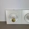 Space Age White Cubic Wall Lights, Germany, 1980s, Set of 2 5