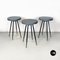 Mid-Century Modern Italian Black & Grey-Blue Bar Tables, 1950s, Set of 3, Image 2