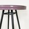 Mid-Century Modern Italian Black & Purple Plum Metal Bar Tables, 1950s, Set of 2, Image 9