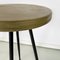 Tables de Bar Mid-Century Modernes Noires et Vert Olive, Italie, 1950s, Set de 2 5