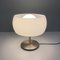 Mid-Century Italian Glass Metal Erse Table Lamp attributed to Magistretti for Artemide, 1960s 11
