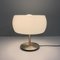 Italienische Mid-Century Glas Metall Erse Tischlampe von Magistretti für Artemide, 1960er 12