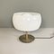Mid-Century Italian Glass Metal Erse Table Lamp attributed to Magistretti for Artemide, 1960s 3
