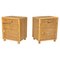 Italienische Mid-Century Nachttische aus Bambus & Rattan, 1970er, 2er Set 1