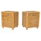 Mid-Century Italian Bedside Tables in Bamboo and Rattan, 1970s, Set of 2 1