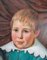Porträt von Kindern, Öl auf Leinwand, 1800er, gerahmt 4