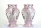 French Floral Vases Porcelain Urns from Sevres, Set of 2 11