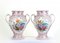 French Floral Vases Porcelain Urns from Sevres, Set of 2 1