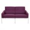 3302 Airport Sofa in Purple Fabric by Arne Jacobsen for Fritz Hansen, 1980s 1