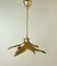 Brass Flower Pendant or Ceiling Lamp by Willy Daro for Massive, 1970s, Image 16