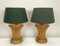 Mid-Century Coastal Style Bamboo Pencil Reed Table Lamps, 1970s, Set of 2 4