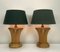 Mid-Century Coastal Style Bamboo Pencil Reed Table Lamps, 1970s, Set of 2 2