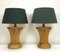 Mid-Century Coastal Style Bamboo Pencil Reed Table Lamps, 1970s, Set of 2 1