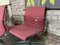 Aluminum Ea 108 Chairs in Hopsak Red-Raspberry by Charles & Ray Eames for Vitra, Set of 4 16