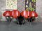 S664 Chairs by Eddie Harlis for Thonet, Set of 6 1