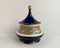 Cobalt Blue Ceramic Candy or Sugar Bowl from Il Verrocchio, Italy, 1970s 2