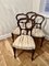 Victorian Carved Walnut Dining Chairs, 1860s, Set of 4 1