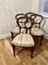 Victorian Carved Walnut Dining Chairs, 1860s, Set of 4 4
