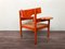 Italienischer Sessel aus Buche & Stroh im Stil von Cassina & Vico Magistretti, 1960er 13