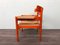 Italienischer Sessel aus Buche & Stroh im Stil von Cassina & Vico Magistretti, 1960er 11