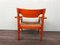 Italian Armchair in Beech and Straw in the style of Cassina and Vico Magistretti, 1960s, Image 12