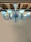 Blauer Kronleuchter aus Muranoglas von Simoeng 4