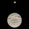 Lampada a sfera bianca e trasparente in vetro di Murano di Simoeng, Immagine 6
